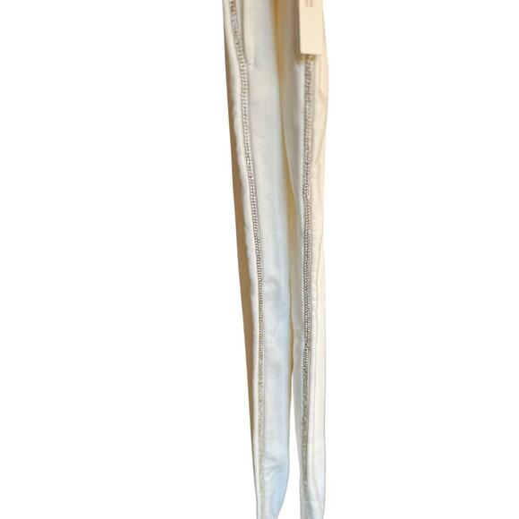 Culpos x INC Rhinestone Winter White (Ivory) Jogger Sweatpants, Women's Medium - Picture 7 of 10